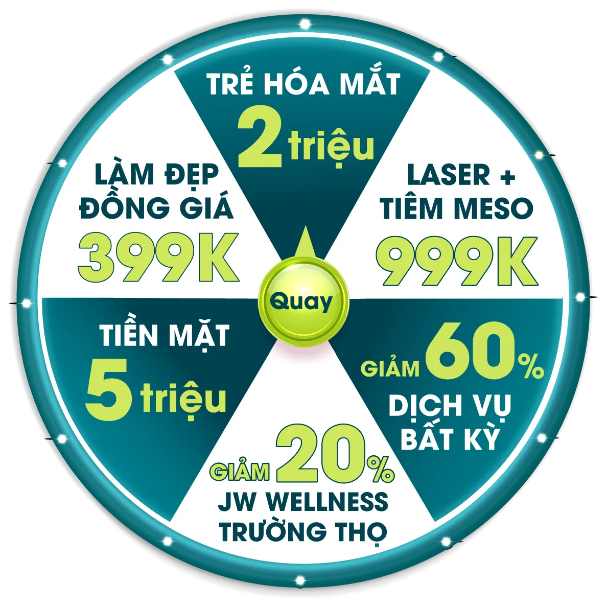 Hình ảnh popup vòng xoay Thẩm Mỹ mới