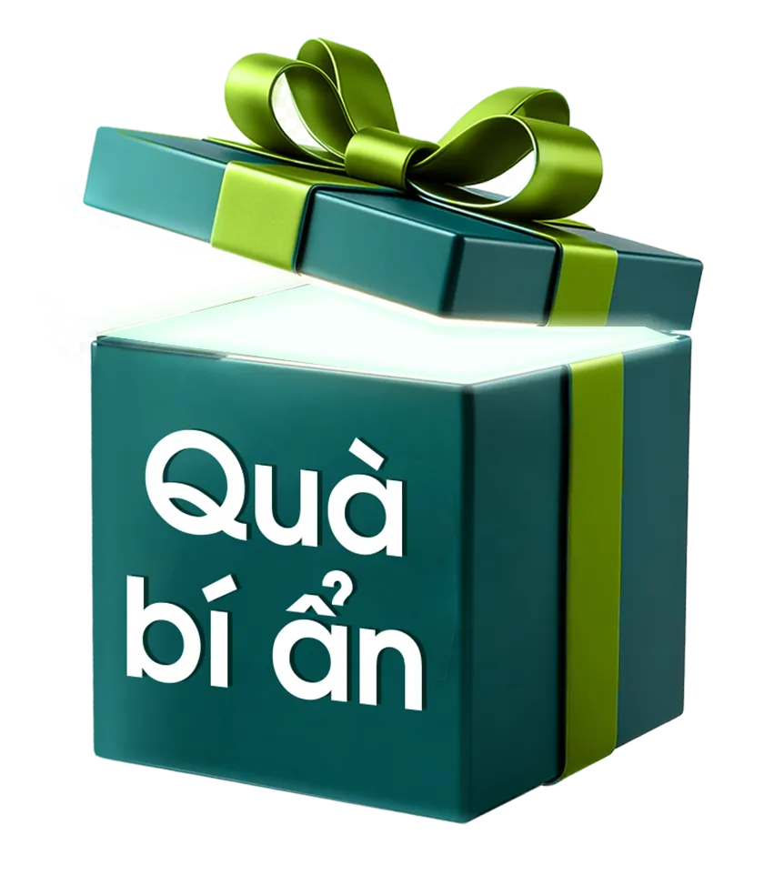 Hình ảnh popup hộp quà bí ẩn