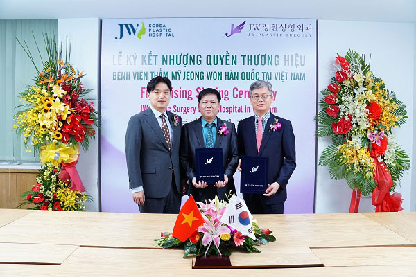 Lễ ký kết nhượng quyền thương hiệu JW Hàn Quốc