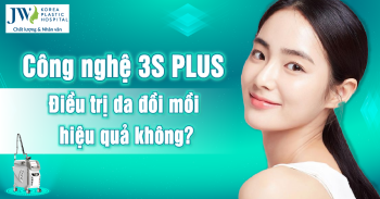Da đồi mồi cải thiện hoàn toàn khi điều trị công nghệ 3S PLUS tại JW