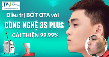 Công nghệ 3S PLUS điều trị bớt OTA cải thiện lên đến 99.99%