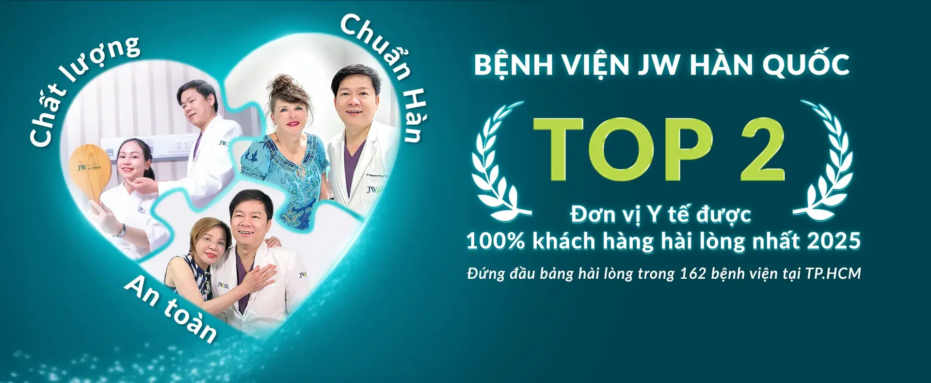 Bệnh viện JW đạt top 2 về độ hài lòng khách hàng