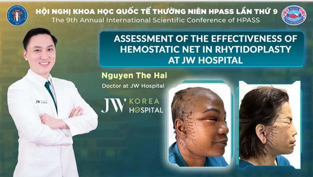 bác sĩ Thế Hải bệnh viện jw báo cáo khâu đính cơ tại hội nghị HPASS