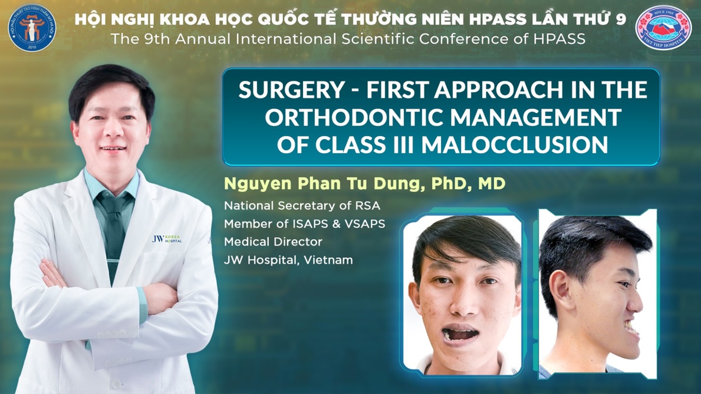 bác sĩ tú dung báo cáo phẫu thuật hàm hô tại HPASS 2025