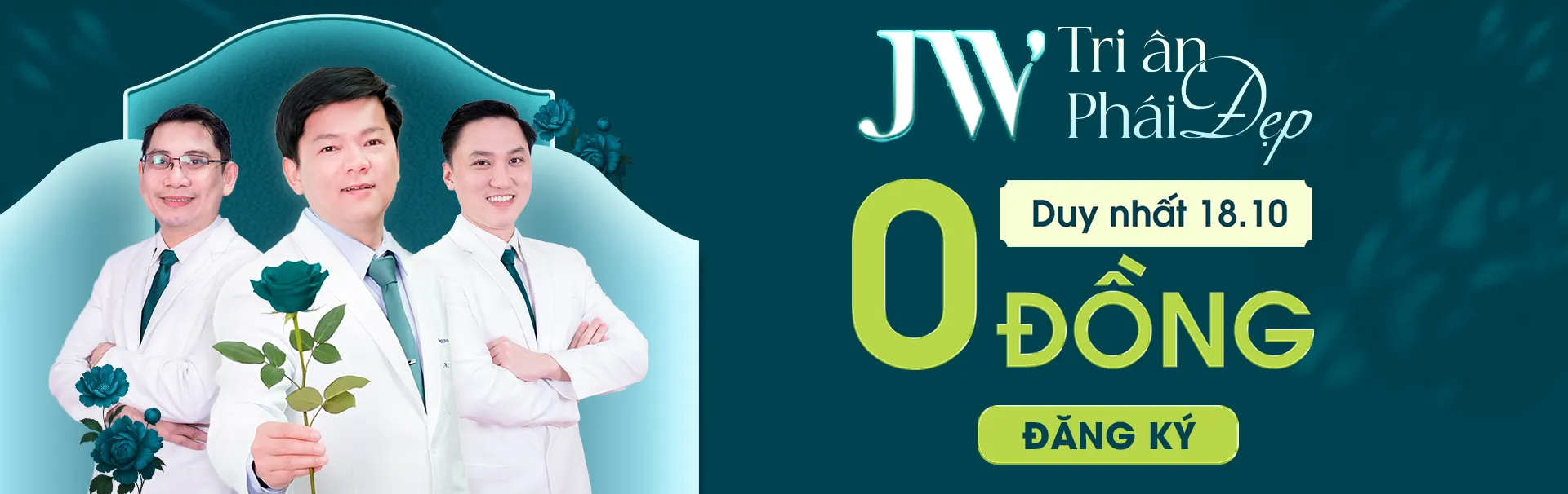 JW tri ân Phái Đẹp 0 đồng
