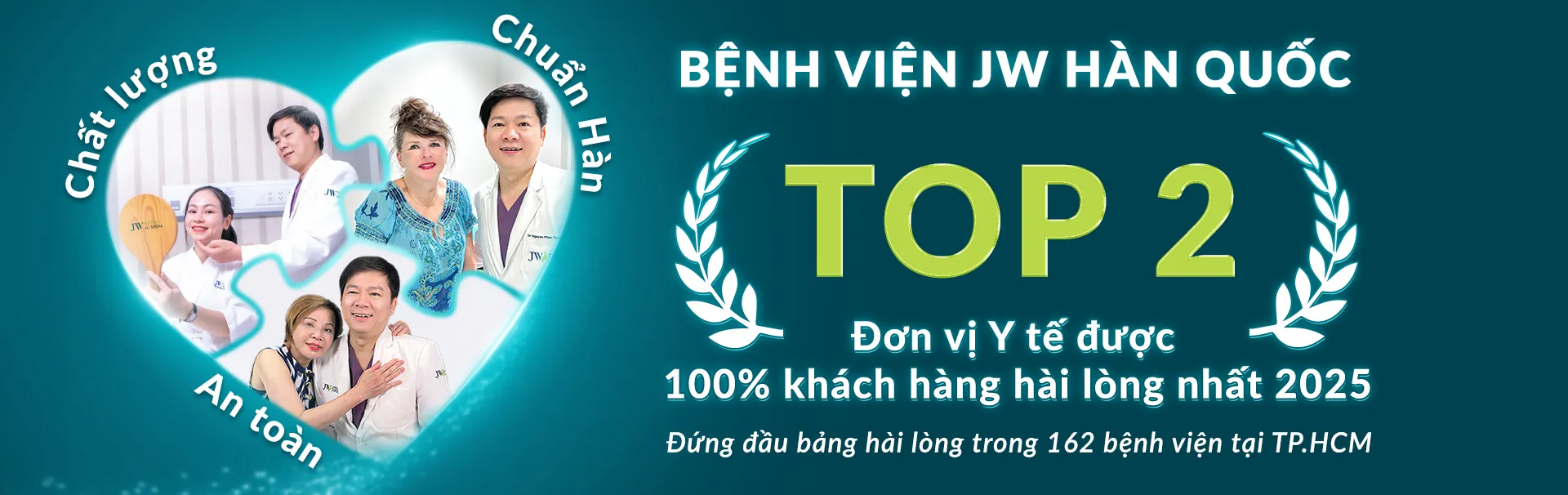 Bệnh viện JW đạt top 2 về độ hài lòng khách hàng
