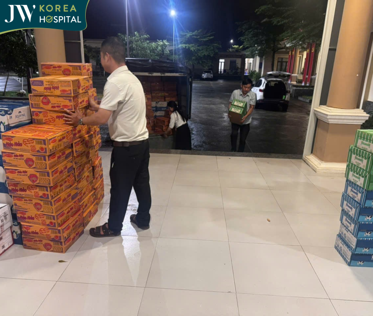 Bệnh viện JW đang trong khâu chuẩn bị đợt hỗ trợ đầu tiên cho bà con miền Trung