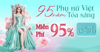 JW ưu đãi đến 95% mừng kỷ niệm “95 năm Phụ nữ Việt Tỏa Sáng”