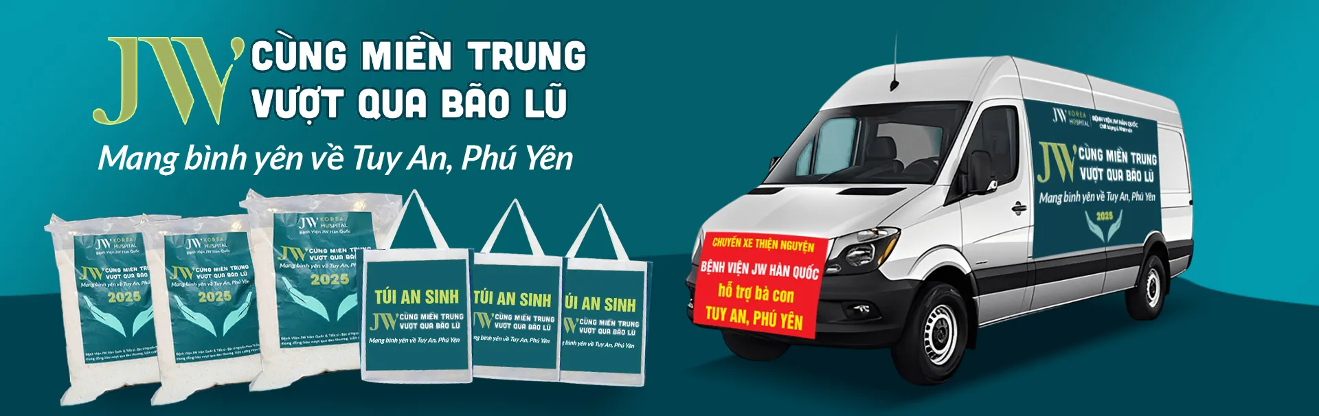 JW cùng miền Trung vượt bão lũ