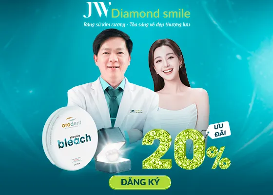 Ưu đãi bọc răng sứ Diamond Smile