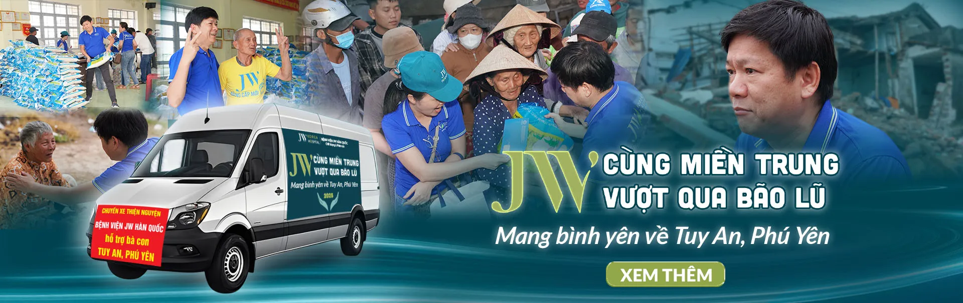 JW cùng miền Trung vượt bão lũ