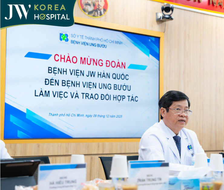 Giám đốc bệnh viện Ung bướu có lời đánh giá tốt đẹp đối với bệnh viện JW