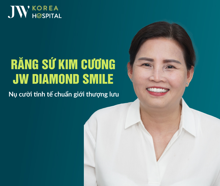 Quy trình bọc răng sứ kim cương JW Diamond Smile tại Bệnh viện JW theo tiêu chuẩn y khoa