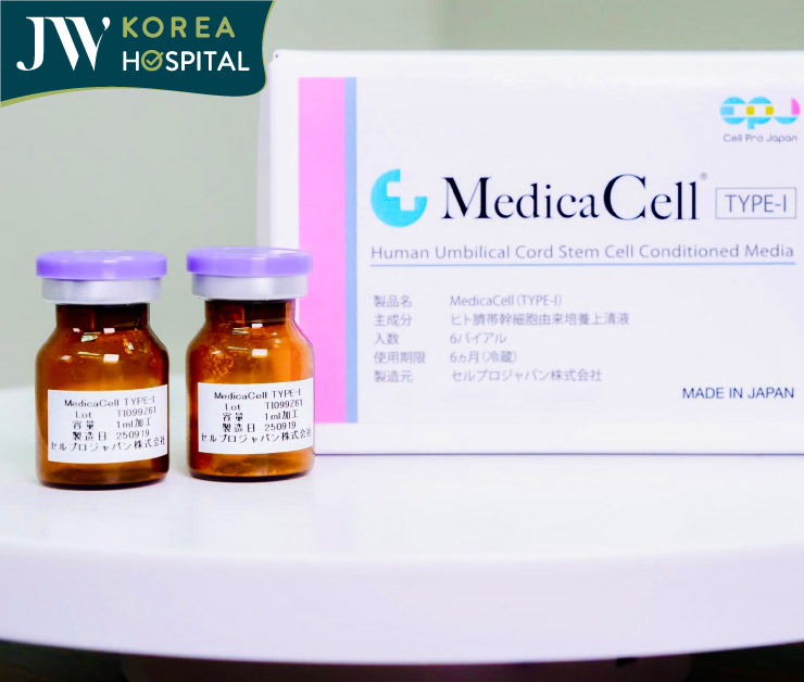 JW Wellness có chứa Medicacell huyết tương tế bào gốc người đã lựa chọn và kiểm định nghiêm ngặt