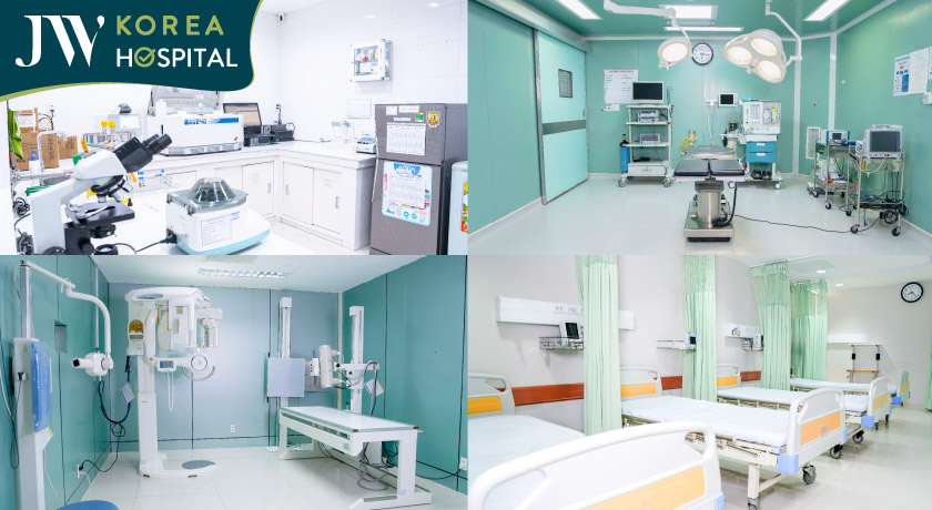 Hệ thống trang thiết bị hiện đại tại Bệnh viện JW