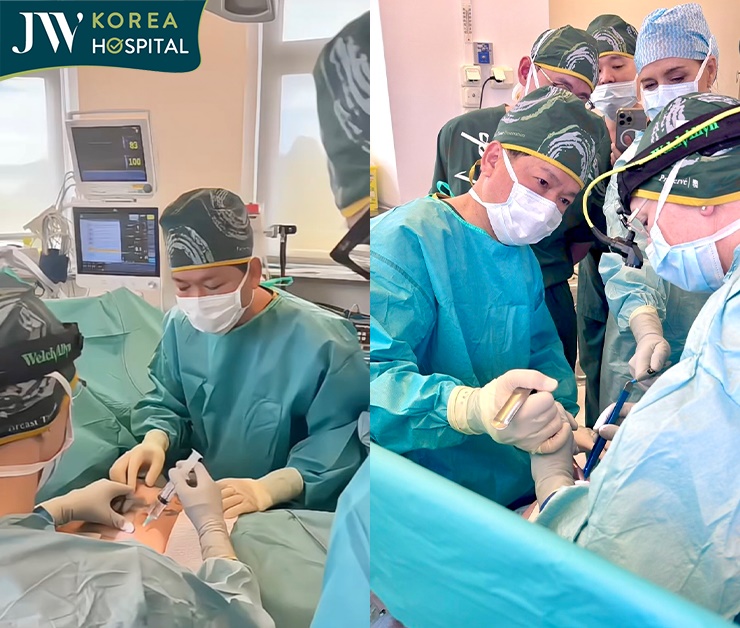 Bác sĩ Tú Dung là bác sĩ đầu tiên tại Việt Nam cùng chuyên gia châu Âu thực hiện phẫu thuật