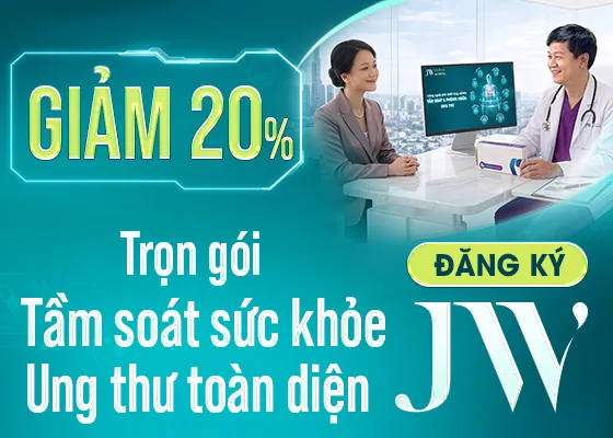 Giảm 20% gói tầm soát sức khỏe toàn diện